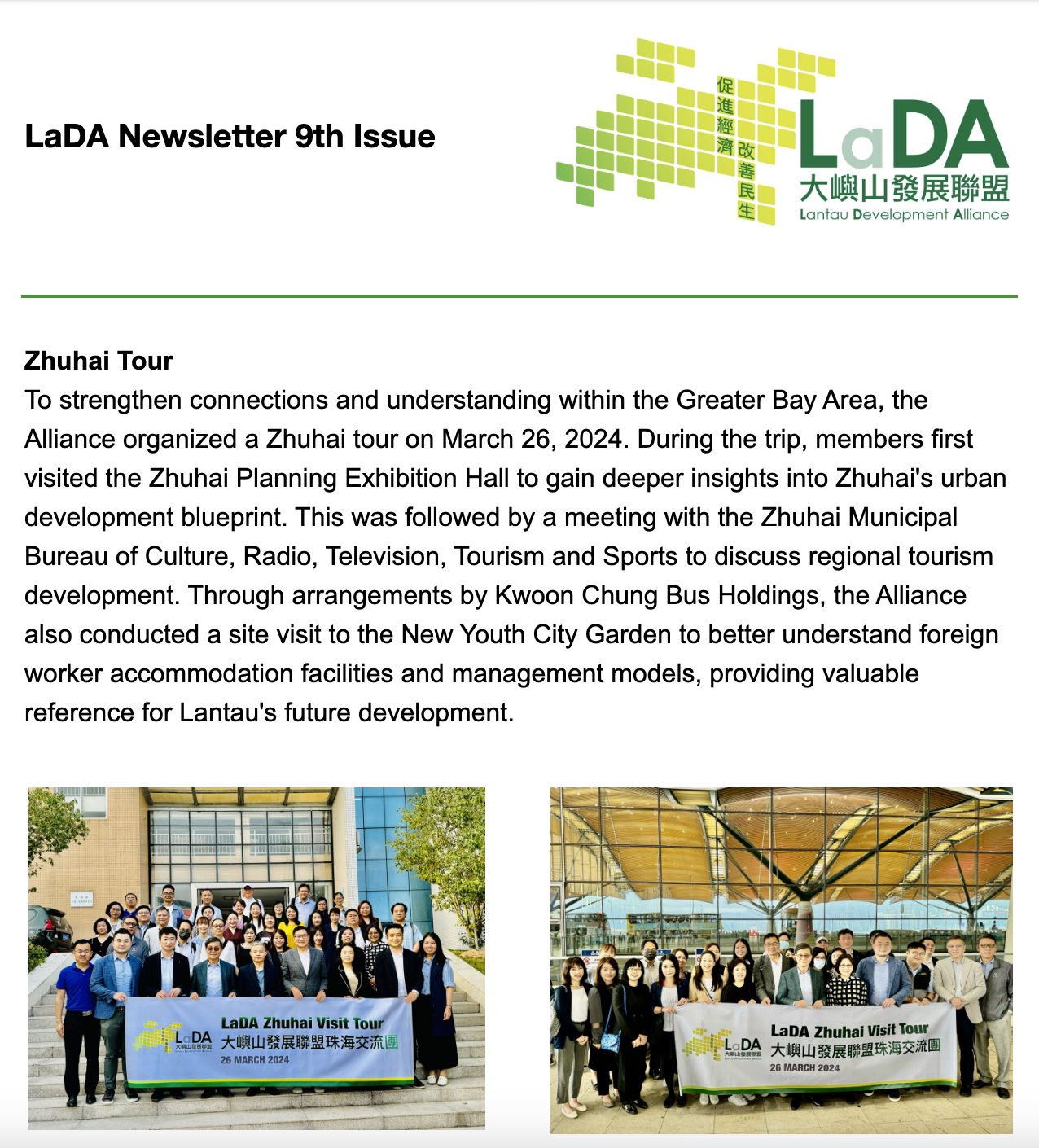 LaDA Newsletter 9th Issue